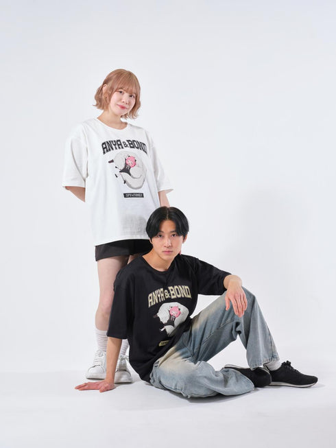 『SPY×FAMILY|AMICIS』お昼寝 Tシャツ Black XLサイズ